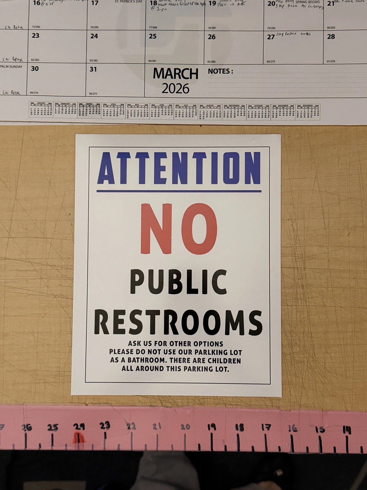 Small Metal Sign (7" x 10")