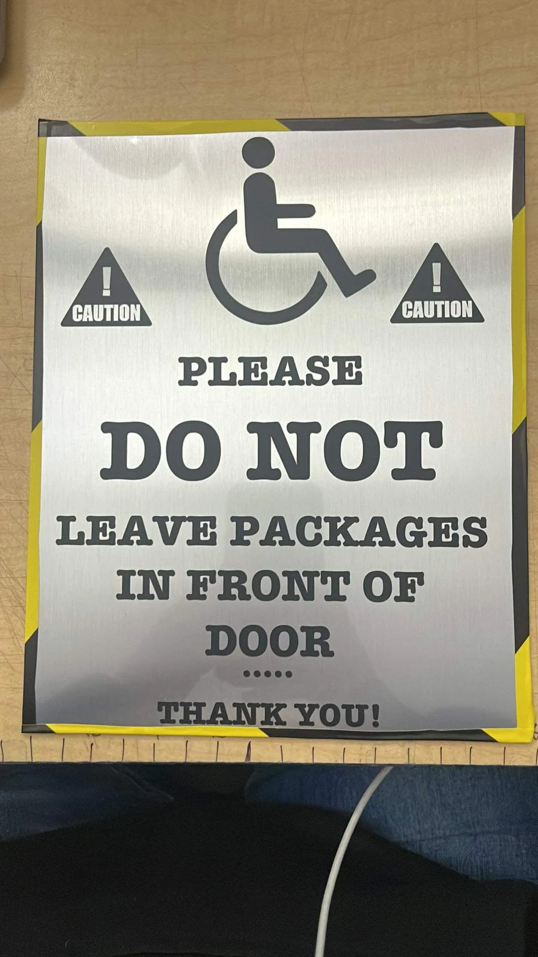 Small Metal Sign (7" x 10")