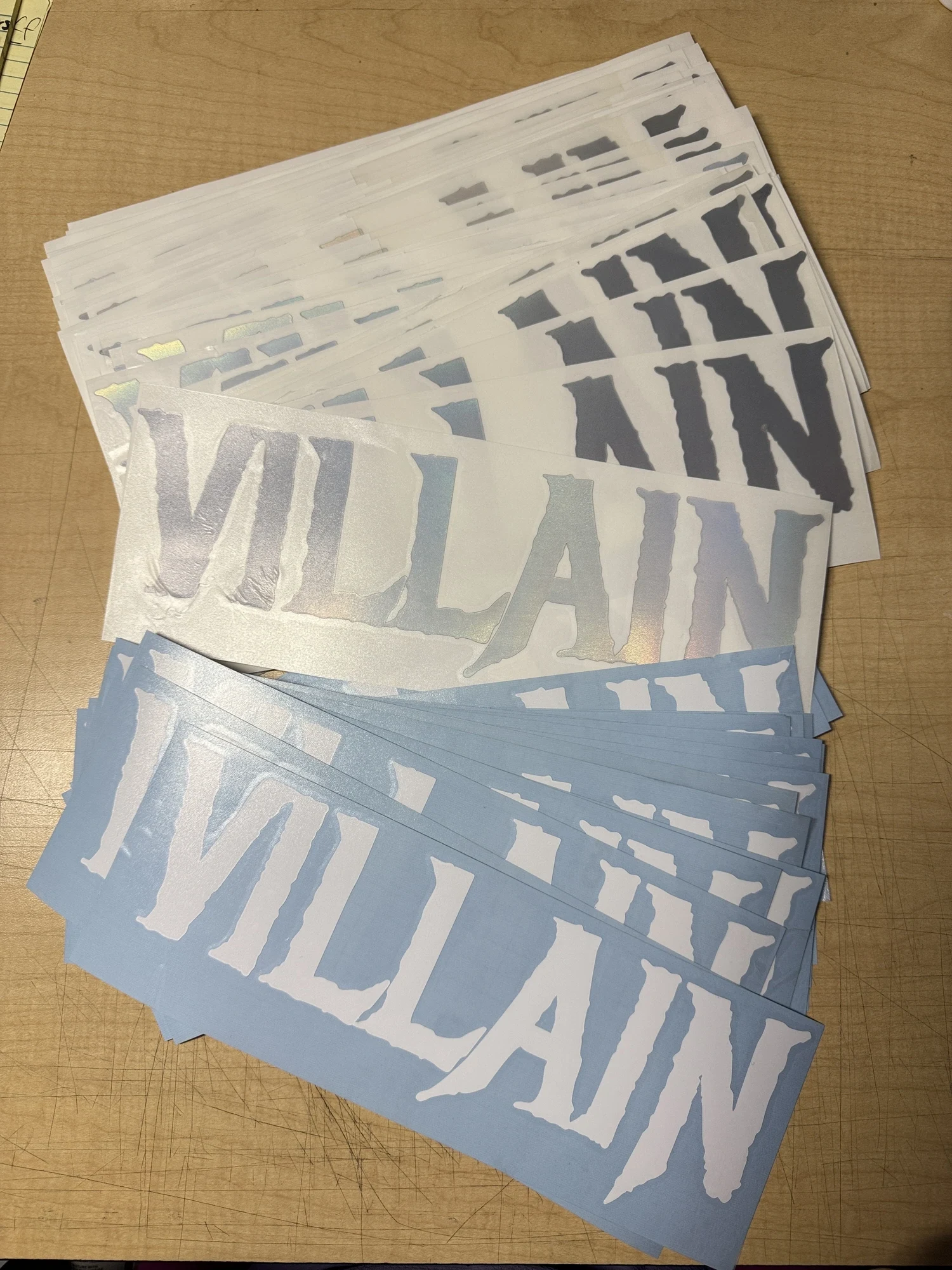 Vinyl Decal (Transfer Tape)